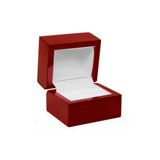 Red Rosewood Jewelry Ring Box Packaging 