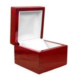 Red Rosewood Jewelry Bracelet or Watch Pillow Boxes