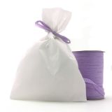 White Paper Gift Shopping Bags, 100 Per Pack, 8-1/2