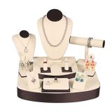 12 Piece Beige Jewelry Display Set | Gems on Display