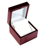 Red Rosewood Jewelry Bracelet or Watch Pillow Boxes