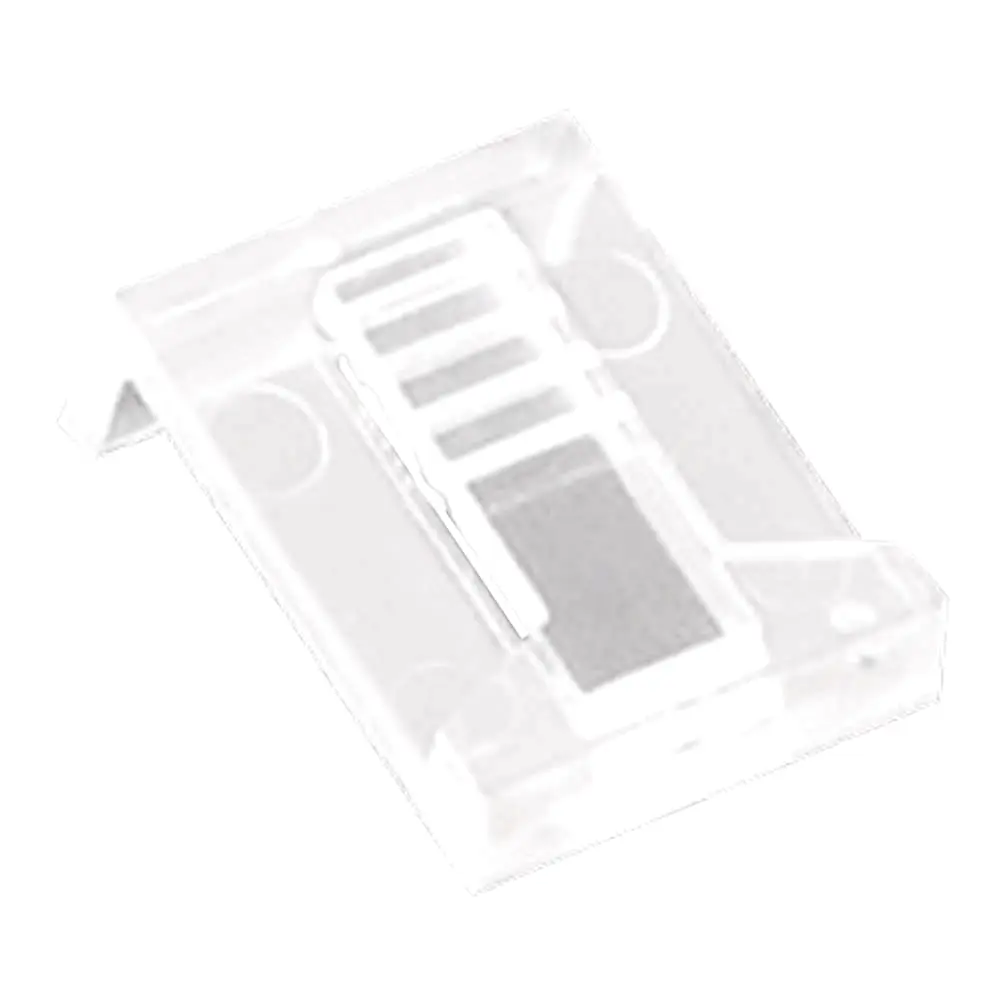 50-Pack of Clear Plastic Ring Clips