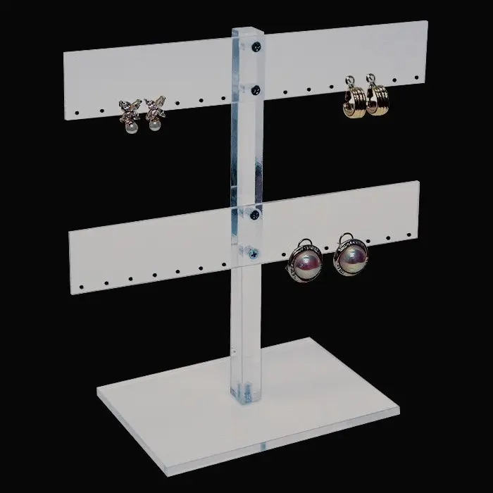 Wholesale AHANDMAKER 2 Sets Acrylic Earring Display Stands