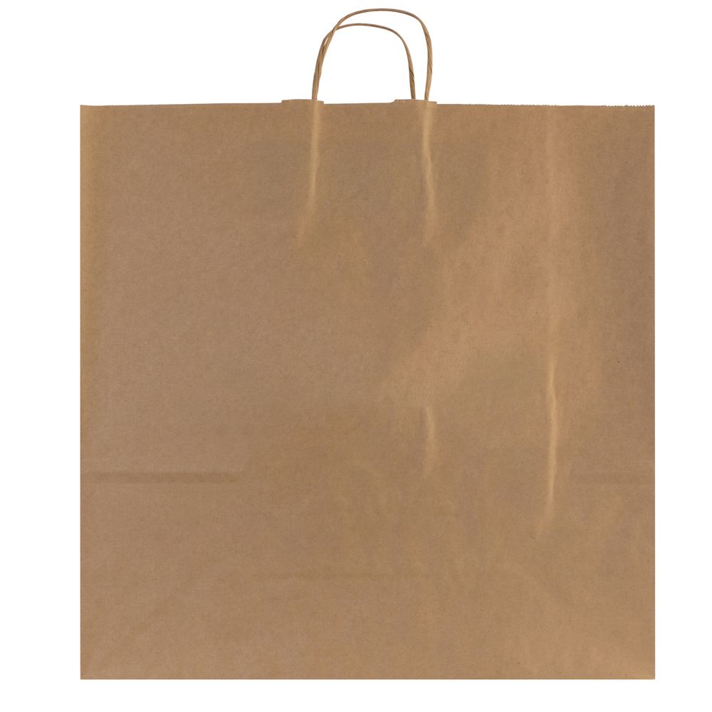 Custom Printed Large Brown Kraft Paper Shopping Bags