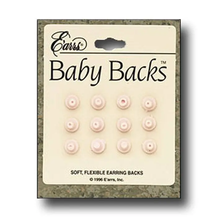 E'arrs Earring Backs | Rubber | Comfort BAX | 6 Pairs