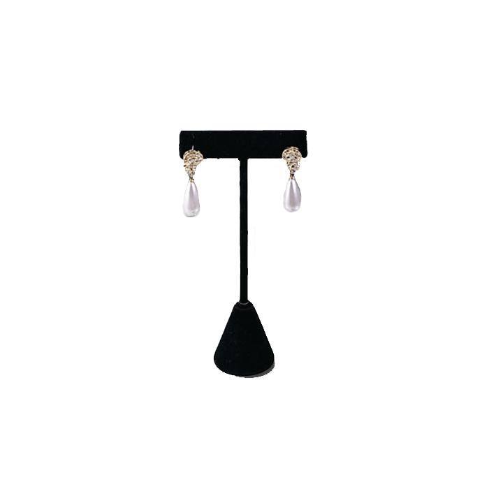 Black Velvet Jewelry Earring T Stand, 4-3/4