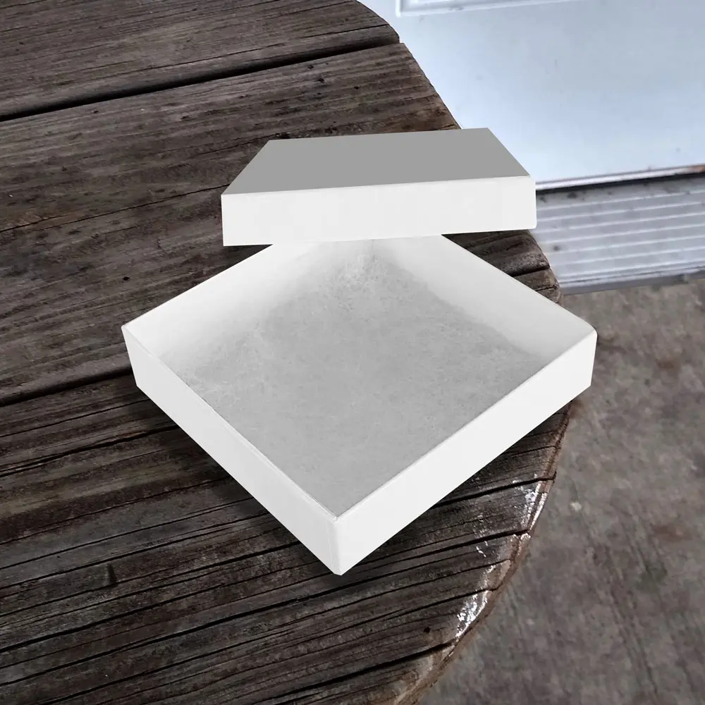 White Cotton Filled Gift Boxes #33