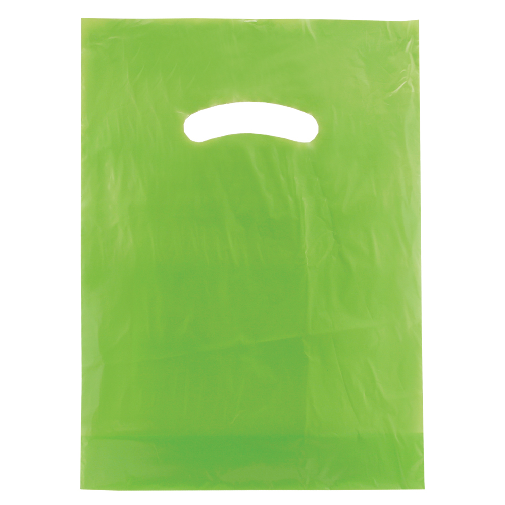 Green Gloss Die Cut Handle Bag 9