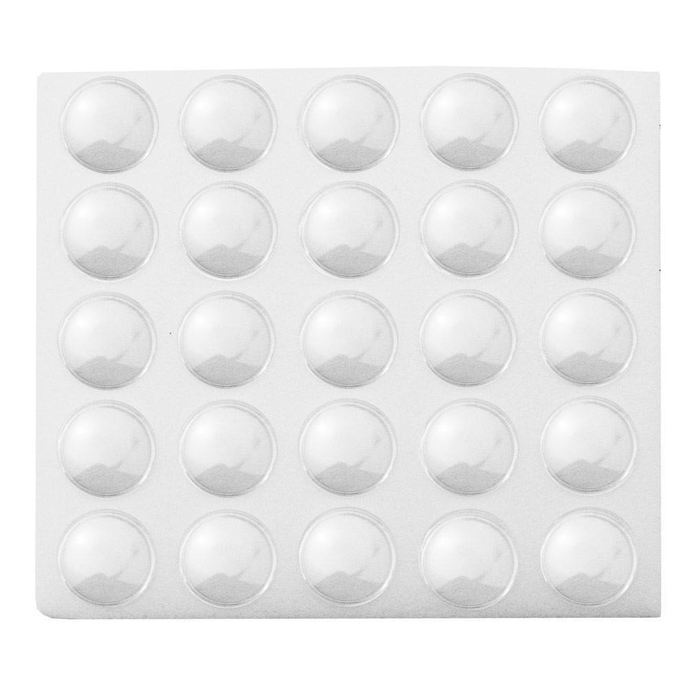 Half Size White Foam 25 Acrylic Jar Gemstone Tray Liner