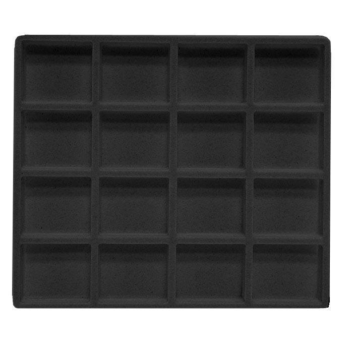Flocked Tray Insert-16 Compartment-Half Size