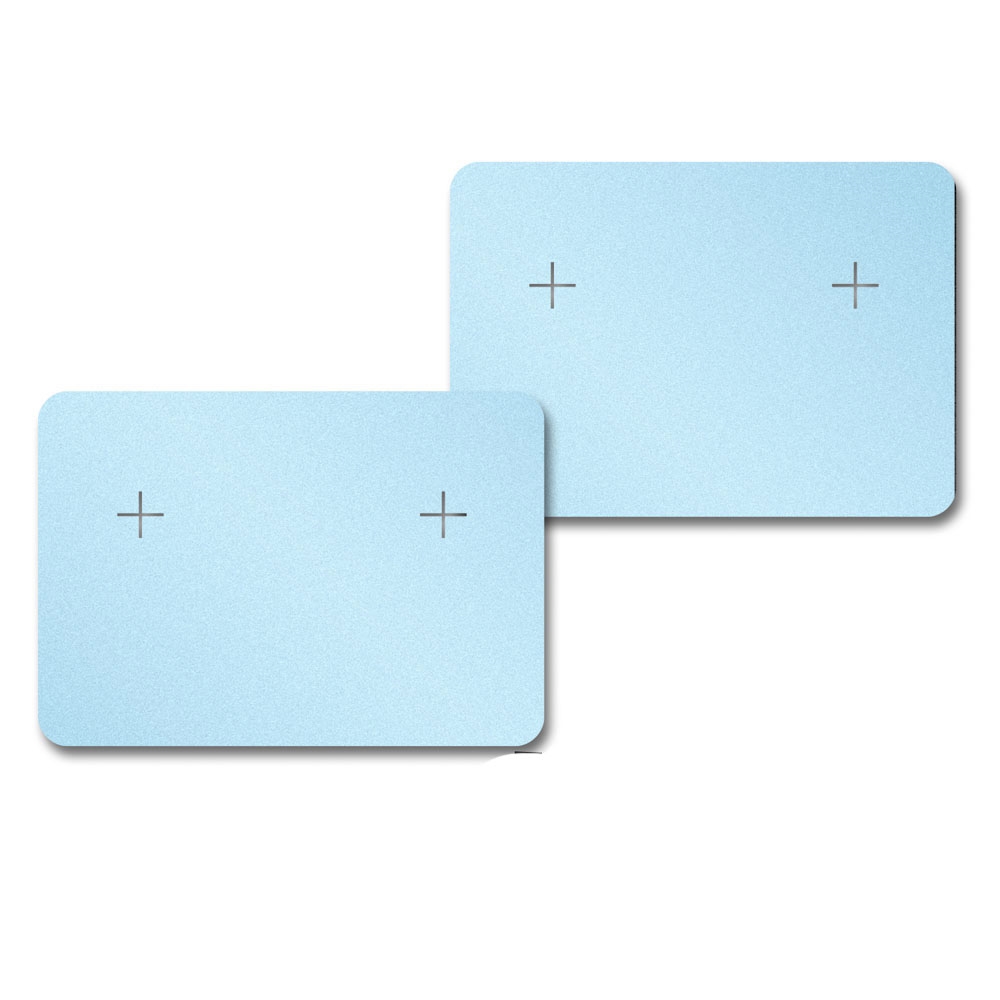 Shimmer Blue Earring Card 1-3/4
