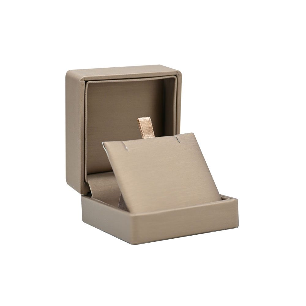 Luxury Bronze Leatherette Jewelry Pendant Gift Boxes 