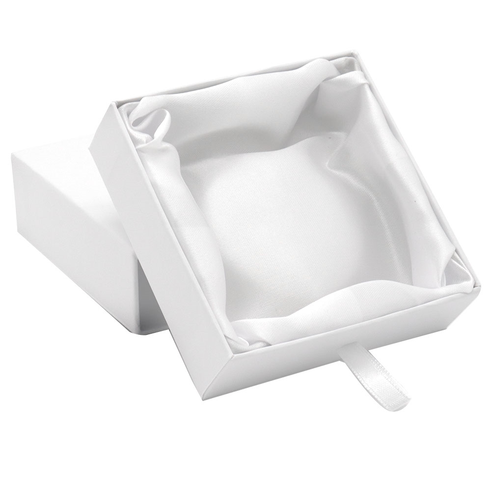 Matte White Paper Slider Bangle Box 