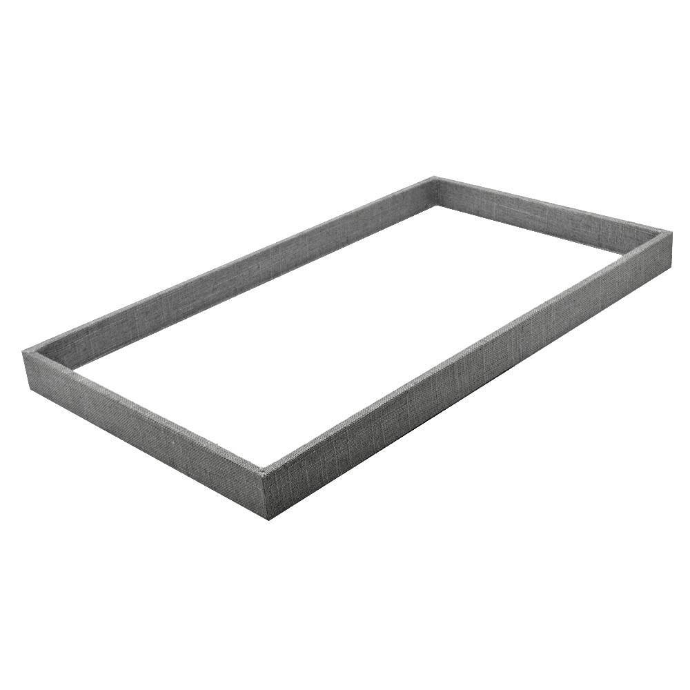 Grey Linen Jewelry Tray-Full Size-1